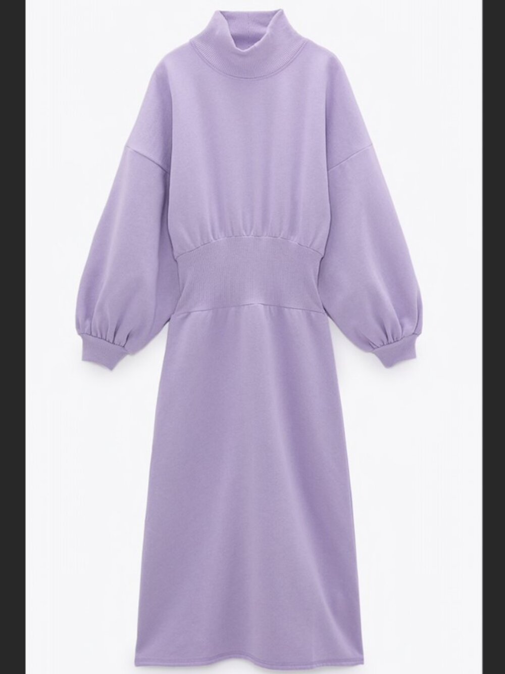 Plush midi dress